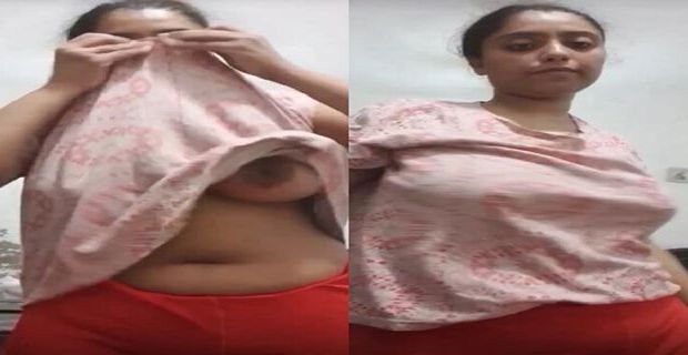 Lucknow Bhabhi Boobs Show Devar Viral Desi Mms
